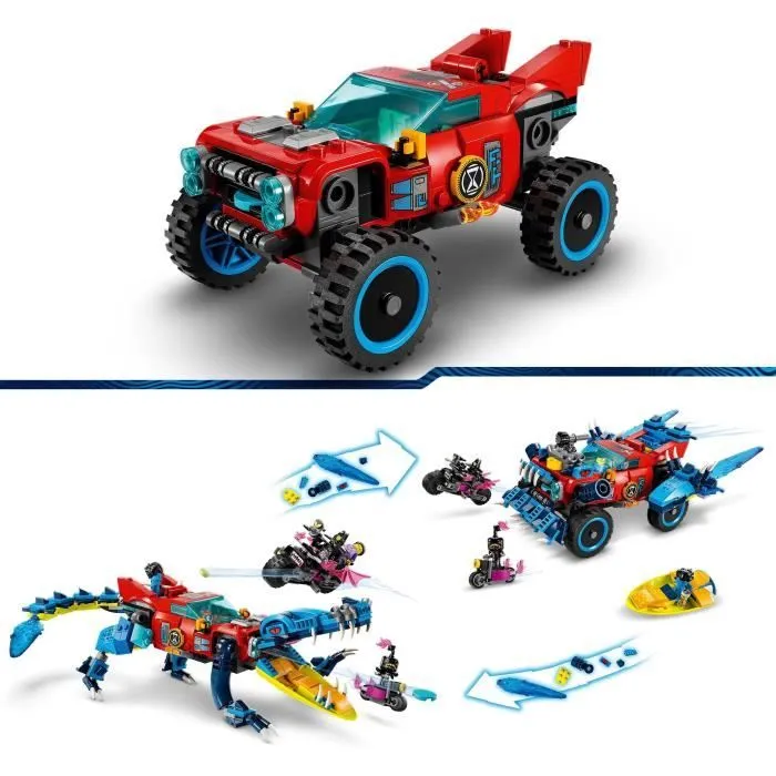 LEGO® DREAMZzz 71458 La Voiture Crocodile, Jouet de Voiture 2-en-1, un Monster Truck-2