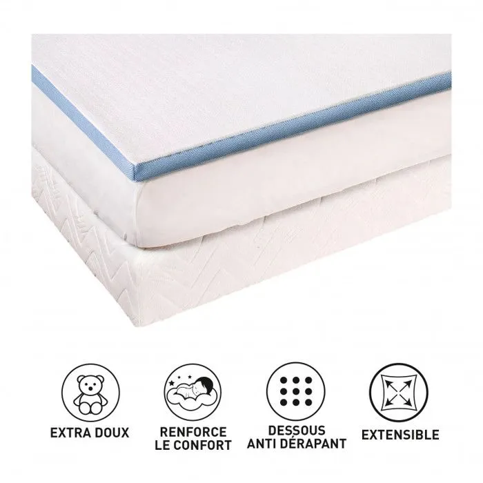 Surmatelas Lestra Fjord à mémoire de forme 80 x 200 cm Lestra-3