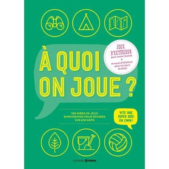 Livre - à quoi on joue ? jeux d'extérieur-0