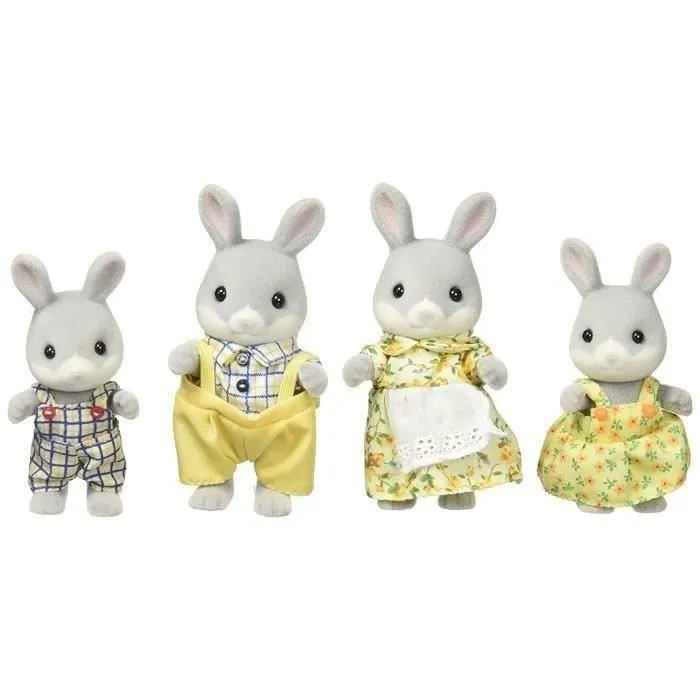 SYLVANIAN FAMILIES - 4030 - Famille Lapin Gris - Les Familles-1