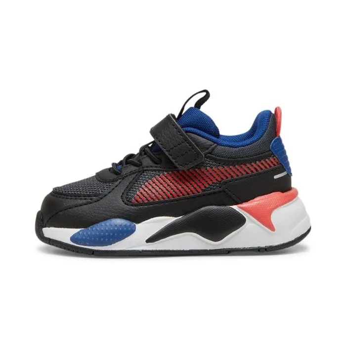 Basket Enfant - Puma - RS-X - Gris/Rouge/Noir - Fermeture Scratch - Confort Exceptionnel - Tige Synthétique-1