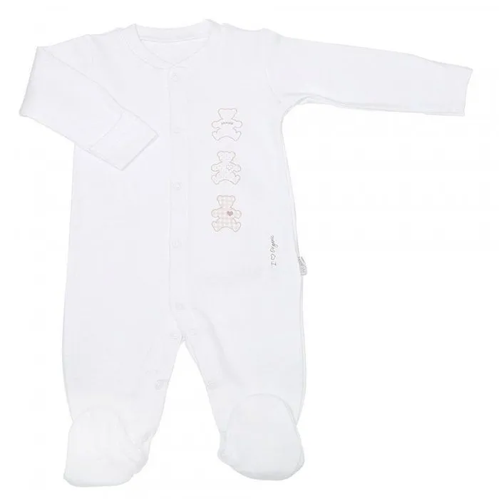 Pyjama bébé en coton bio, BASIC-0