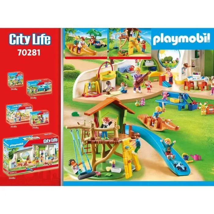PLAYMOBIL 70281 Parc de jeux et enfants, City Life, 83 pièces, Dès 4 ans-2