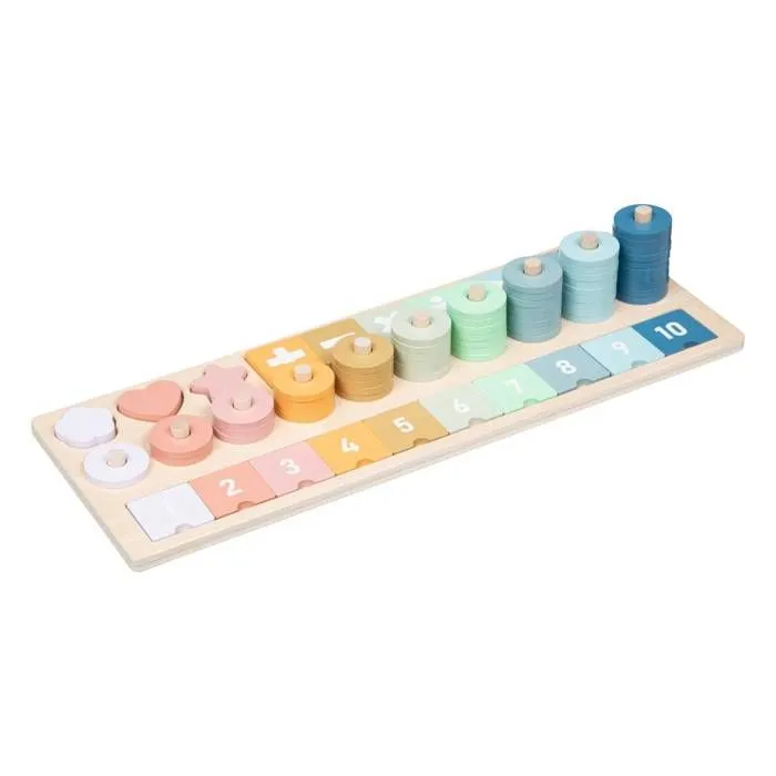 Puzzle en bois 39x14cm - Multicolore - Atmosphera createur d'interieur-0