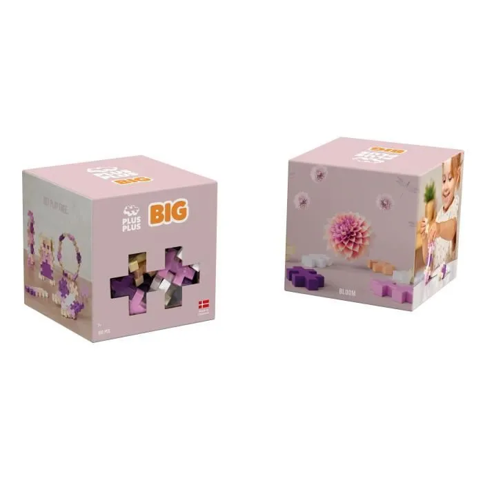 Jeu de construction PLUS PLUS - Boite BIG 100 pcs - couleur Bloom - Dès 1 an-1