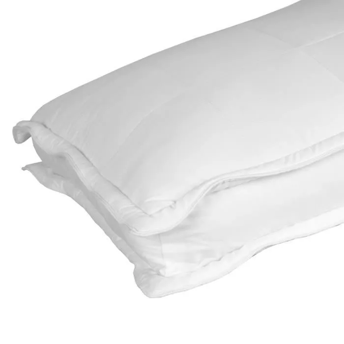 Oreiller en coton bio et fibre de bambou - Antiacarien - Oreiller rectangulaire 42x64 cm-3