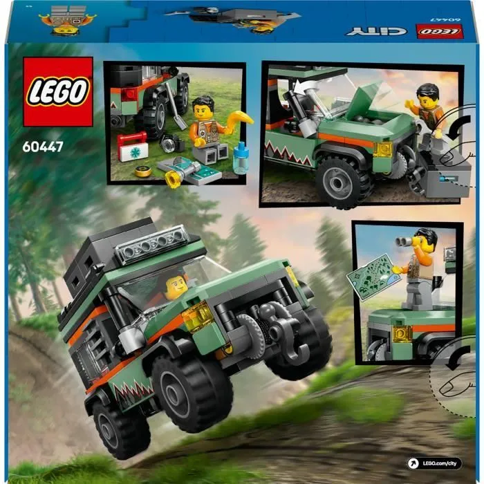 LEGO City 60447 Le camion 4x4 tout-terrain - Jeu de construction pour garçon dès 6 ans-5
