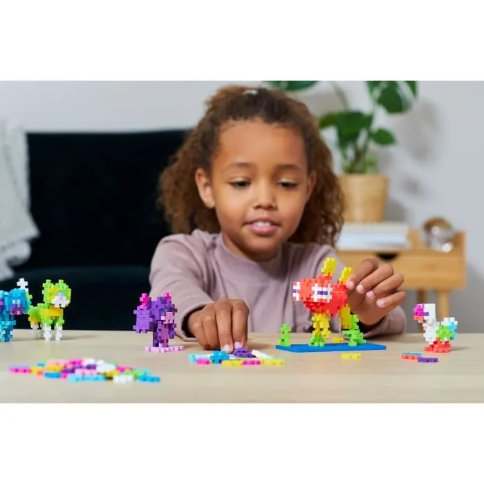 Jeu de construction - Plus Plus - Kit découverte - Thème Animaux - 275 pcs - Pour enfant dès 3 ans-1