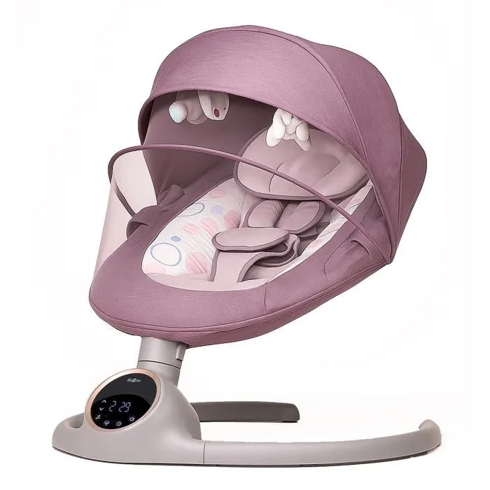 Balancelle bébé / Transat électrique ALPHA violine-0