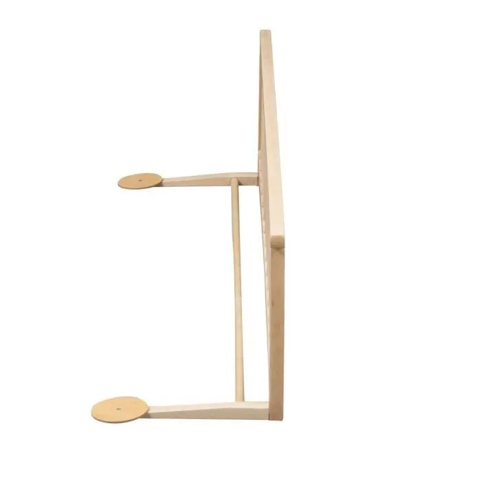 Combelle - Barrière de lit en bois enfant - Naturel vernis - 127x35 cm-1