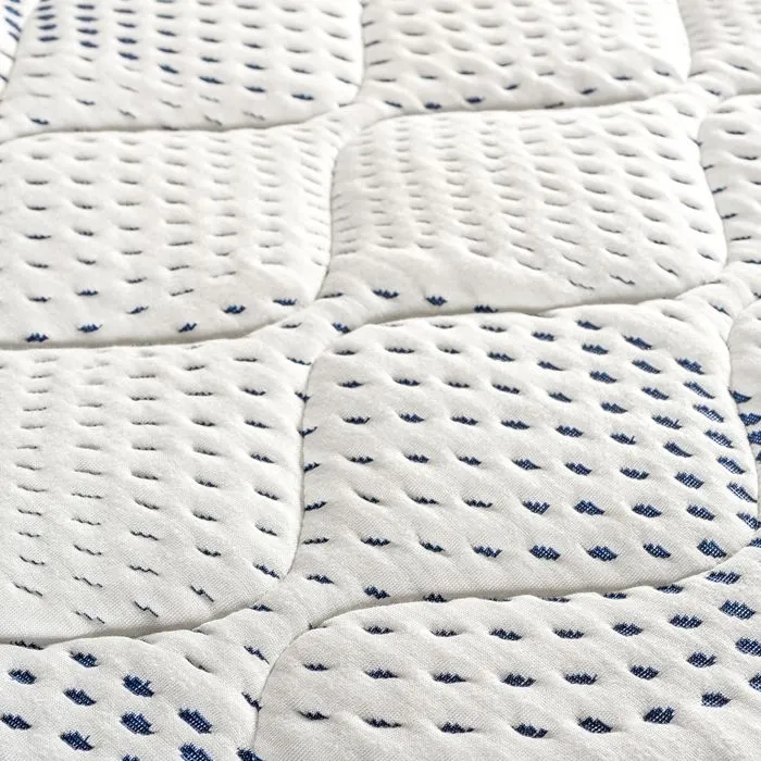 Ensemble Castellane 140x190 cm Matelas Mousse + Sommier Bois-4
