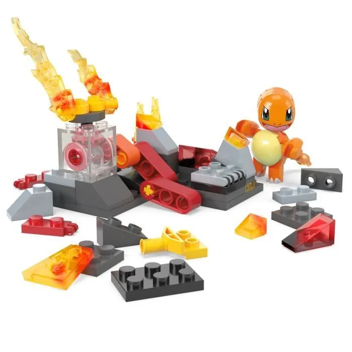MEGA-Pokémon-Danse Flammes de Salamèche-Coffret à construire (81 pcs) HTH86-2