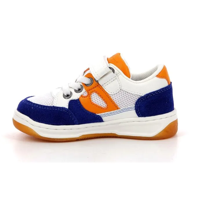 KICKERS Baskets basses Kikouak Orange/blanc-3