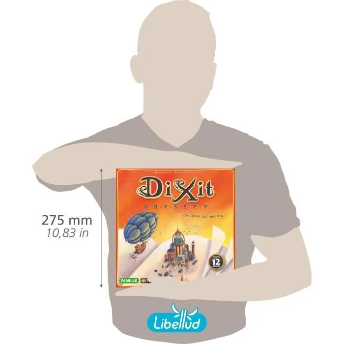 Libellud | Dixit Odyssey | Jeu de société | À partir de 8 ans | 3 à 6 joueurs | 30 minutes-3