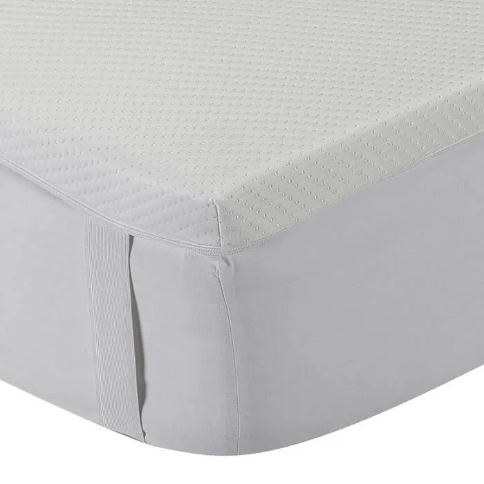 Classic Blanc - Surmatelas Confort Plus en mousse à mémoire de forme et traitement à l'Aloe vera de 5 cm - 120x190/200cm-0