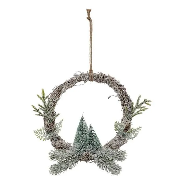 Couronne de Noël à LED sapin D23cm Feeric lights & christmas-0