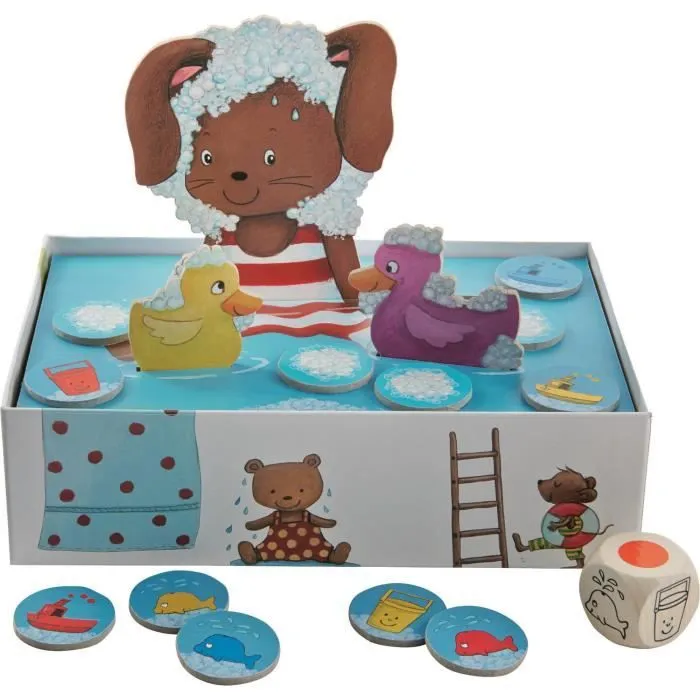 Jeu de mémoire et de langage - HABA - Mes Premiers Jeux - Le Bain de Trempette - 2 ans et plus-1
