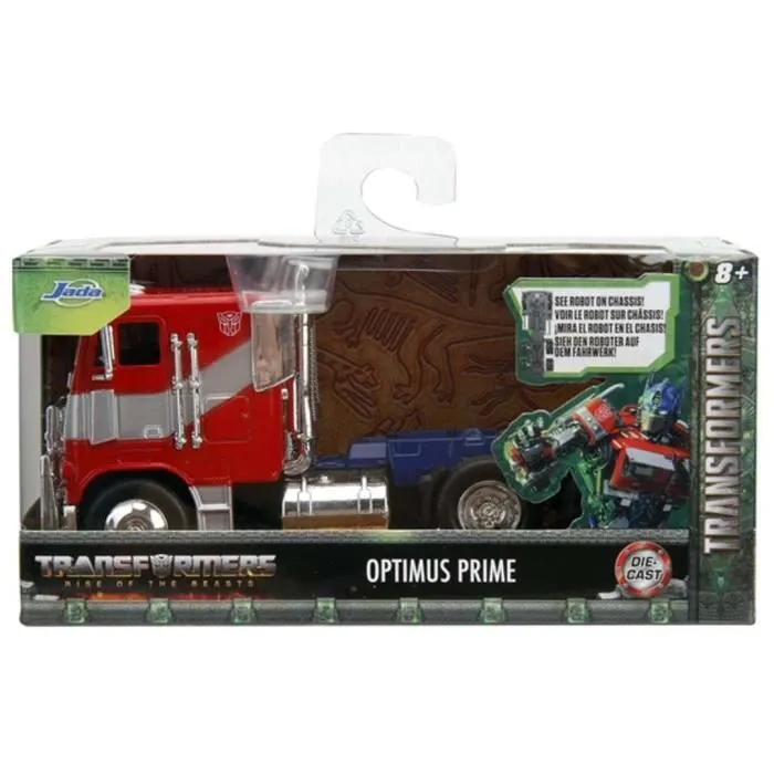 Jouet - JADA TOYS - Transformers Optimus Prime Petit Camion Voiture - Rouge - Mixte - A partir de 8 ans-3
