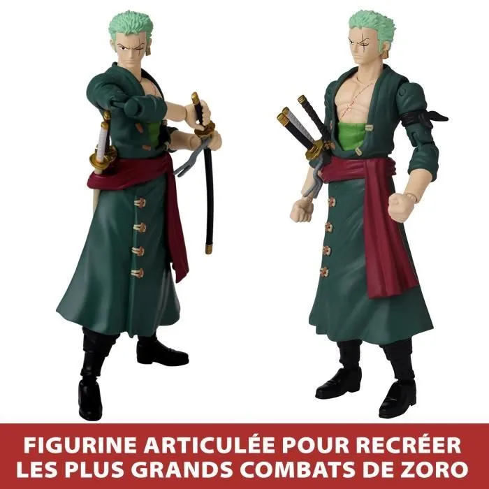 Figurine Anime Heroes 17 cm - Roronoa Zoro - BANDAI One Piece-2