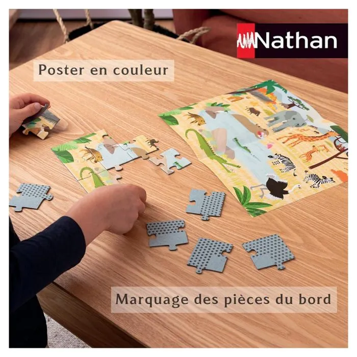 Puzzle 30 pièces - T'choupi fait dodo - NATHAN - Dessins animés et BD - Mixte - Enfant - 4 ans-3