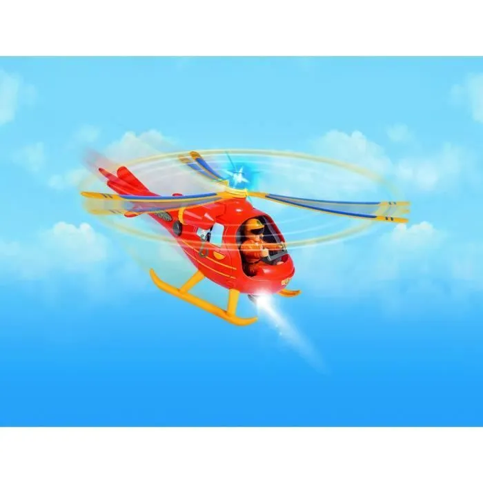 Jouet électronique - SIMBA - Hélicoptère Wallaby - Son et lumière - Accessoires inclus - 3 ans et plus-3