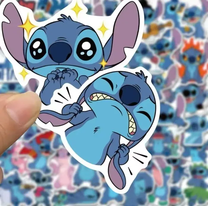 200 Stickers stich autocollant waterproof lilo angel decoration loisir creatif tendance cadeau fille ordi gourde téléphone-4