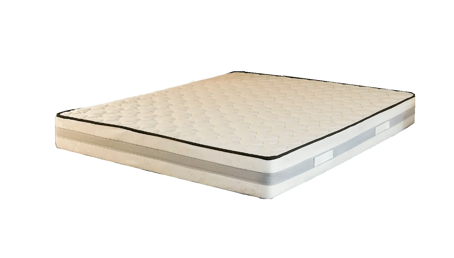 Lot de 2 Matelas 90x190 cm face de contact Mousse Mmoire de Forme 50 Kg-m3 - Ferme - epaisseur 23 cm 2 Protges Matelas King Memory-1
