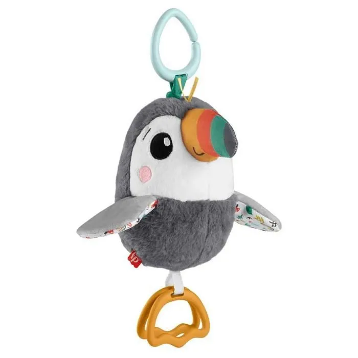 Jouet Bébé - Fisher Price - Toucan Flottant et Volant - Effets Sonores - Dès la Naissance-0