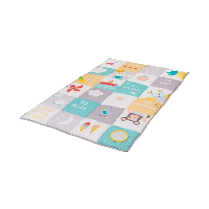 Tapis d'activités - TAF TOYS - Grand tapis d'activités I Love 150 x 100 cm - Gris - Bébé - Mixte-0