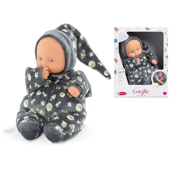 Mon Doudou COROLLE - Babipouce Brille dans la Nuit - 28 cm - senteur de vanille - dès la naissance-3