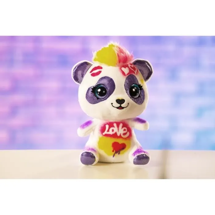 Peluche Airbrush Panda à personnaliser - Peluche spray art avec feutres et pochoirs - OFG 257 - Canal Toys-3
