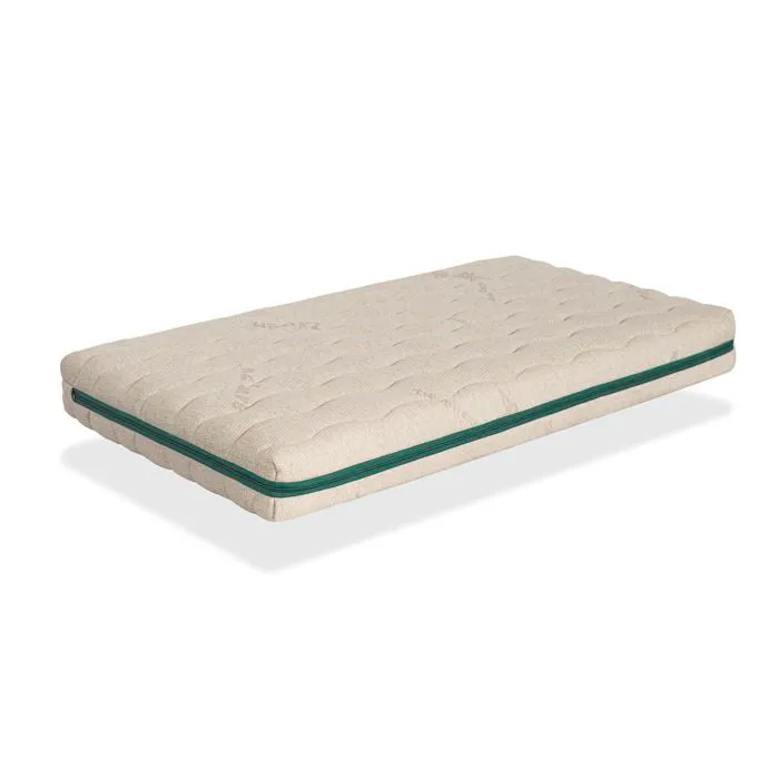 Matelas bebe ORGANIC CANDY 60X120 Epaisseur 11 CM - Déhoussable, lavable, mousse à mémoire de forme et respirant-0