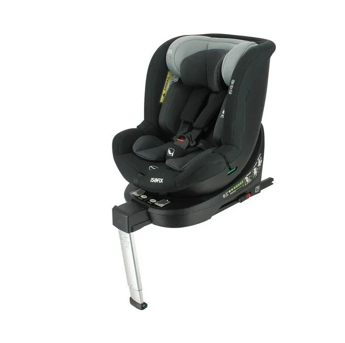FORMULA BABY Siège auto évolutif Birofix GR0/1 access grey, fabriqué en France, 360° isofix-3