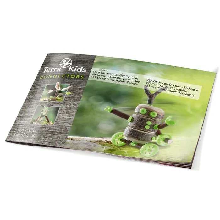Connectors Kit - HABA - Terra Kids - Jeu de construction - Enfant - Marron et vert-5