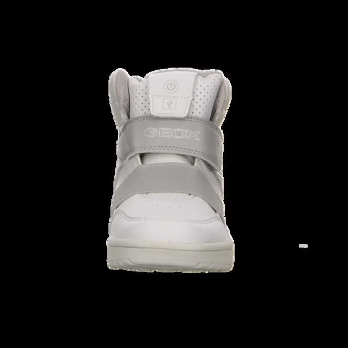 Basket Geox  Xled Boy - Blanc 1-4