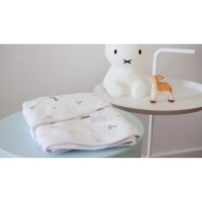 BÉABA - Couverture Miracle™ - Couverture d'emmaillotage - 100% Coton - 0-3Mois - Leaf-1