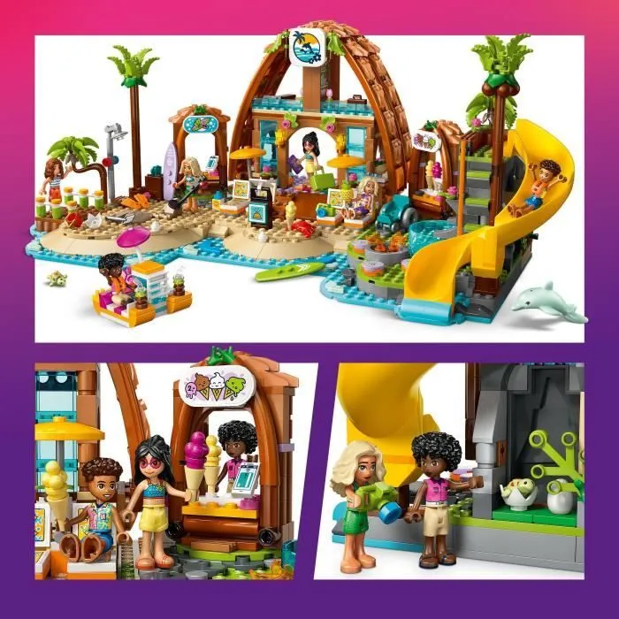 LEGO Friends 42673 Vacances à l’Hôtel de la Plage - Jeu de Construction pour Fille 8 Ans-3