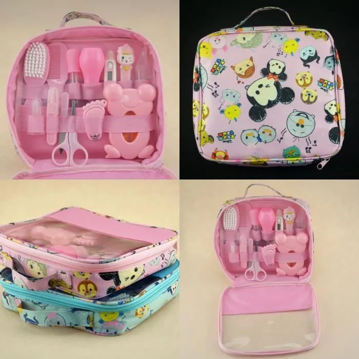 Trousse de Soin et Santé Pour Bébé Essentiel de Toilette - Rose-3