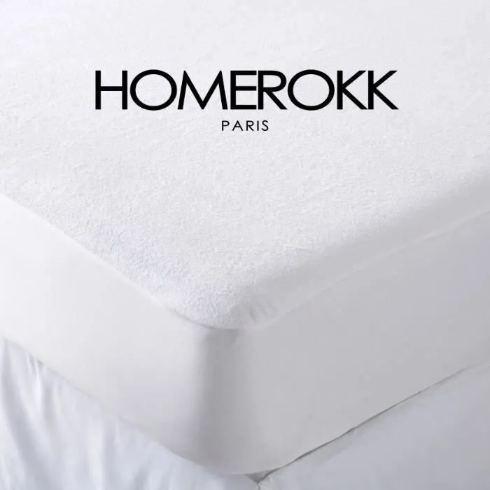 Alèse - HOMEROKK - 140x190cm - Imperméable - Anti-acariens - Lavable 60°-1