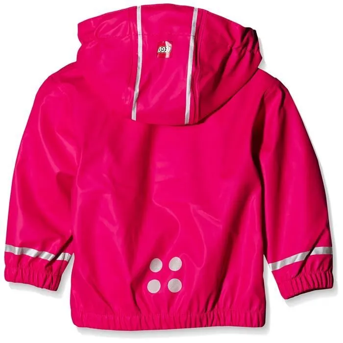 Lego Wear 19446 Jane Veste de Pluie Fille Rouge FR : 18-24 Mois (Taille Fabricant : 86) - 19446-364-1