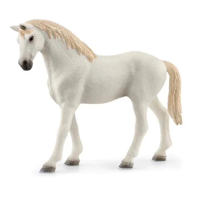 Box avec étalon Pur Sang anglais, Extension pour écurie schleich pour enfant, Schleich 42569 HORSE CLUB, dès 5 ans-5