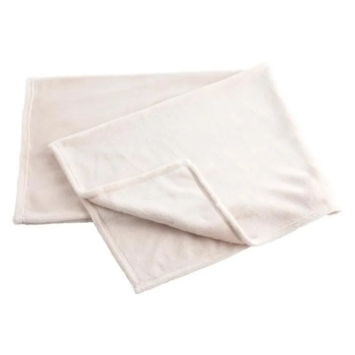 PETIT A PETIT Soft Plaid bébé 70x80 cm beige lin-0