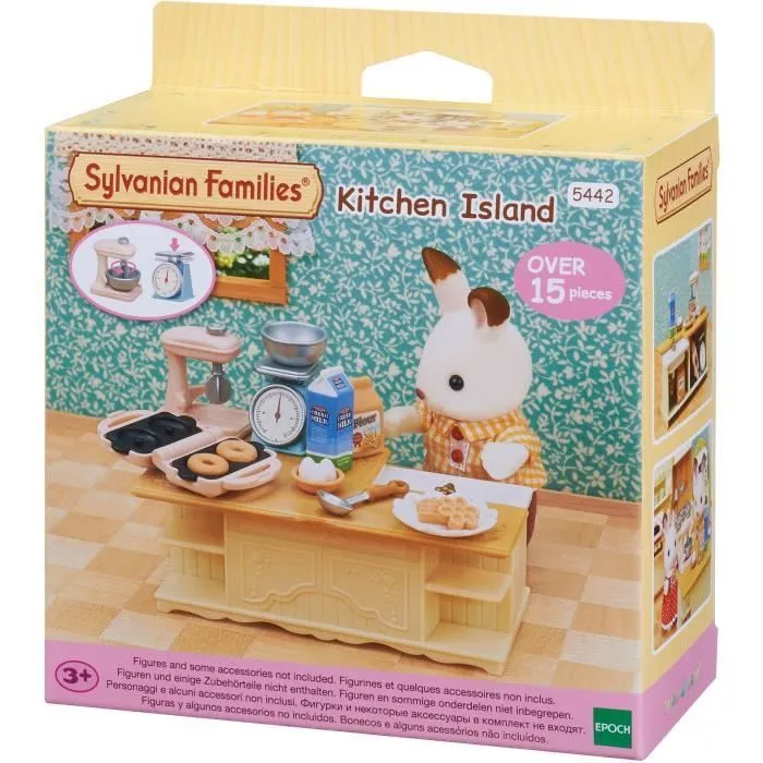 SYLVANIAN FAMILIES - Le meuble de cuisine et accessoires - Blanc - Chine - 3 ans et plus-3