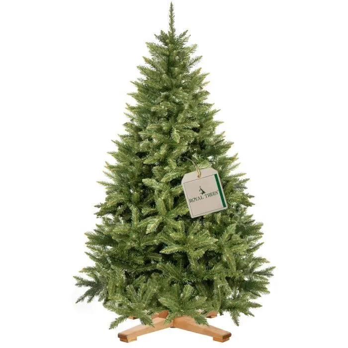 Sapin de Noël artificiel - SPRINGOS - Épicéa du Caucase - 180 cm - PVC - Intérieur-0
