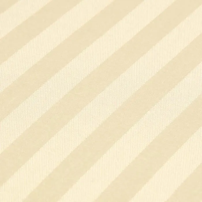 Drap-housse rayé 140 x 190 cm 100% coton égyptien 330 fils coloris Jaune pastel-2