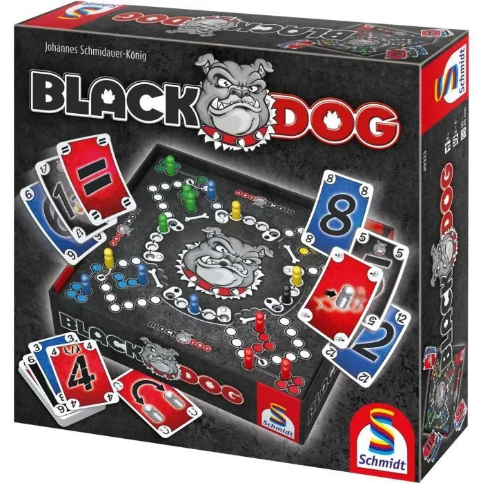 Black DOG® - Jeux de Société - SCHMIDT SPIELE - Affrontez le mystérieux Black DOG® dans ce jeu de stratégie captivant !-2