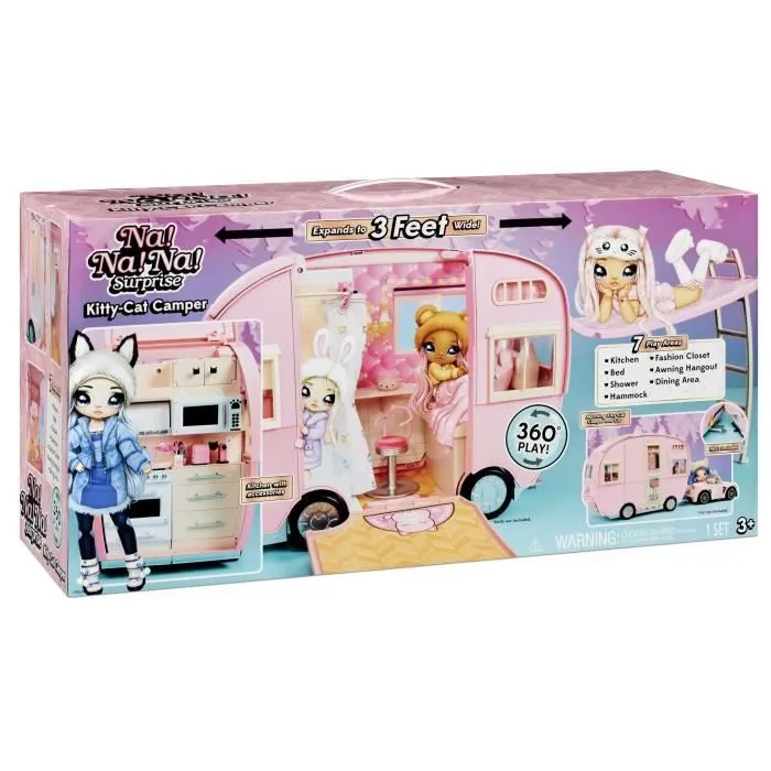 Na! Na! Na! Surprise - Camping-Car en Tissu Kitty-Car-3
