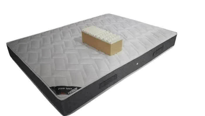 Matelas 140x190 Mousses Latex + Aertech - 7 Zones de Confort - Soutien Ferme - 21 cm + Oreiller Mémoire de Forme + Protège Matelas-2