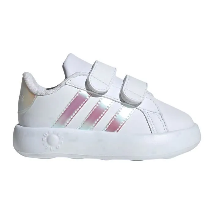 Baskets - Adidas - Grand Court 2.0 - Enfants - Fermeture par scratch - Semelle en EVA - Cuir synthétique-0