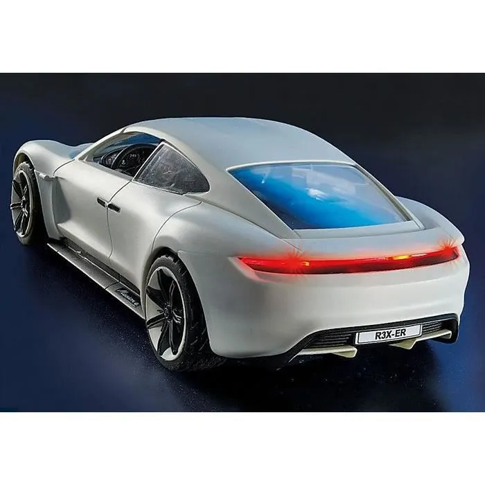 PLAYMOBIL - PLAYMOBIL THE MOVIE Rex Dasher et Porsche Mission E - Voiture radiocommandée pour enfant-4